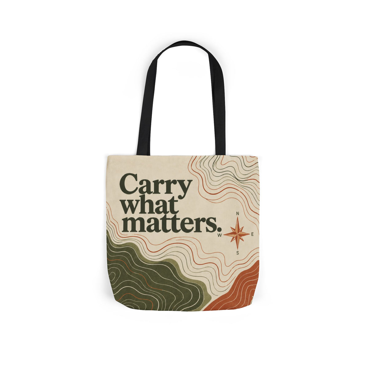 Carry What Matters | Topographic Tote