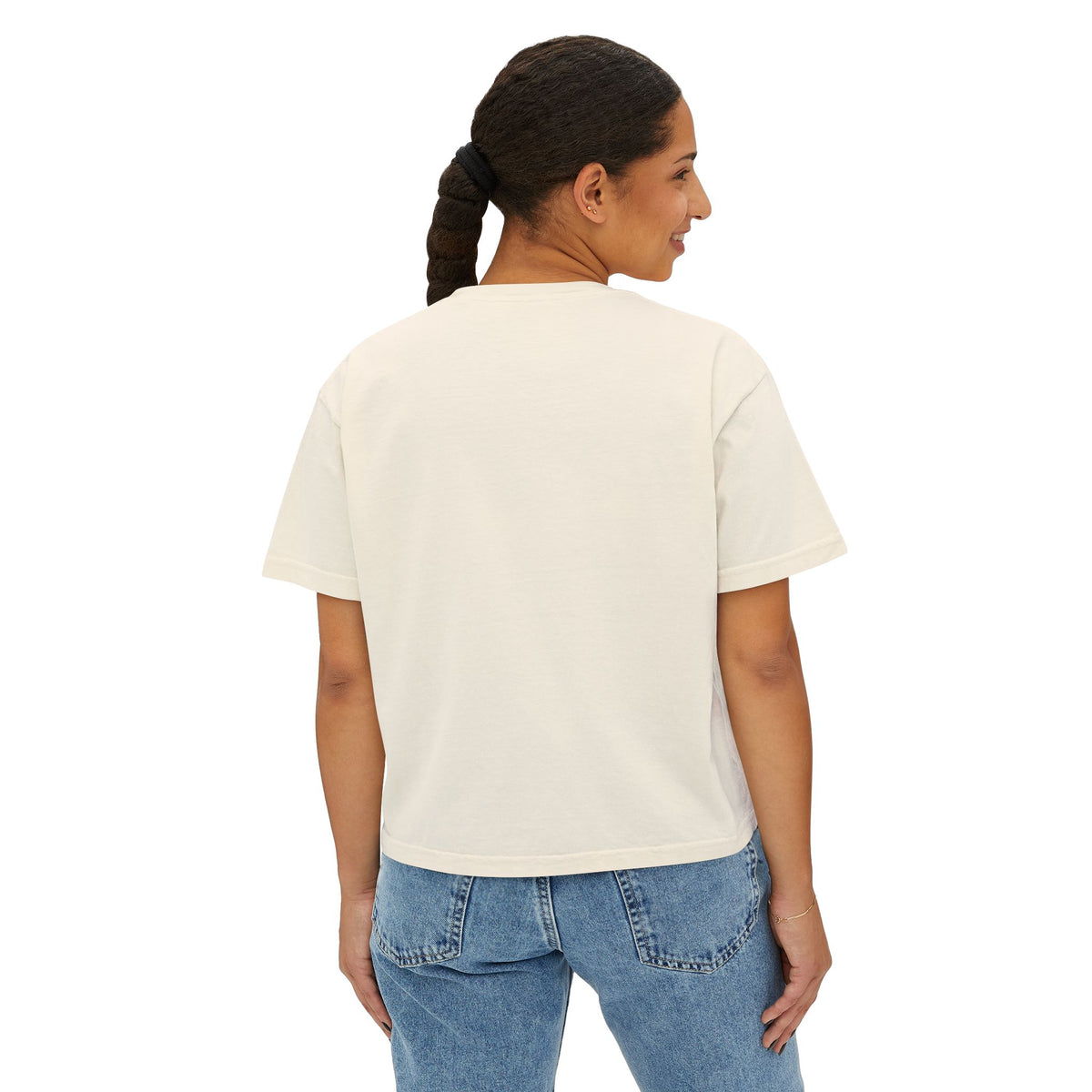 Here for the Snacks Raccoon Cropped Boxy Tee