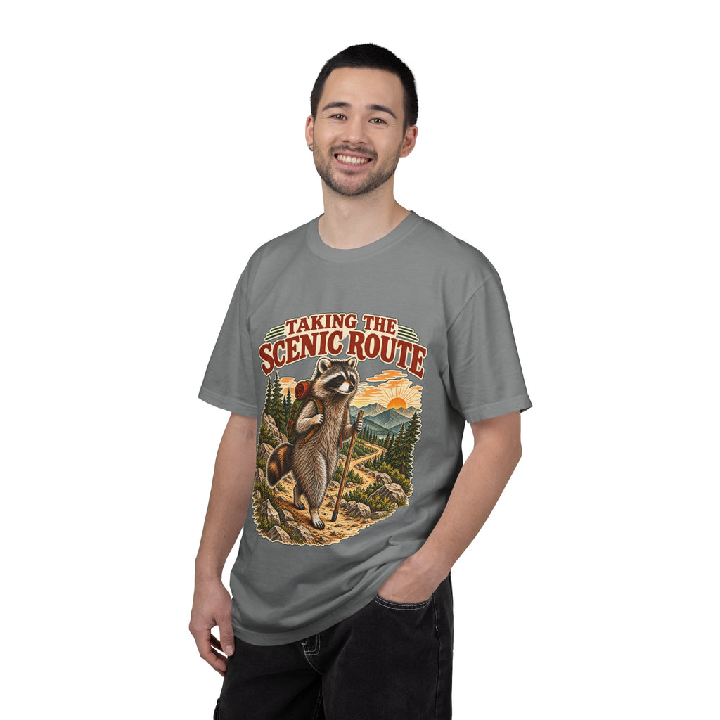 Taking the Scenic Route Raccoon Nature T-Shirt