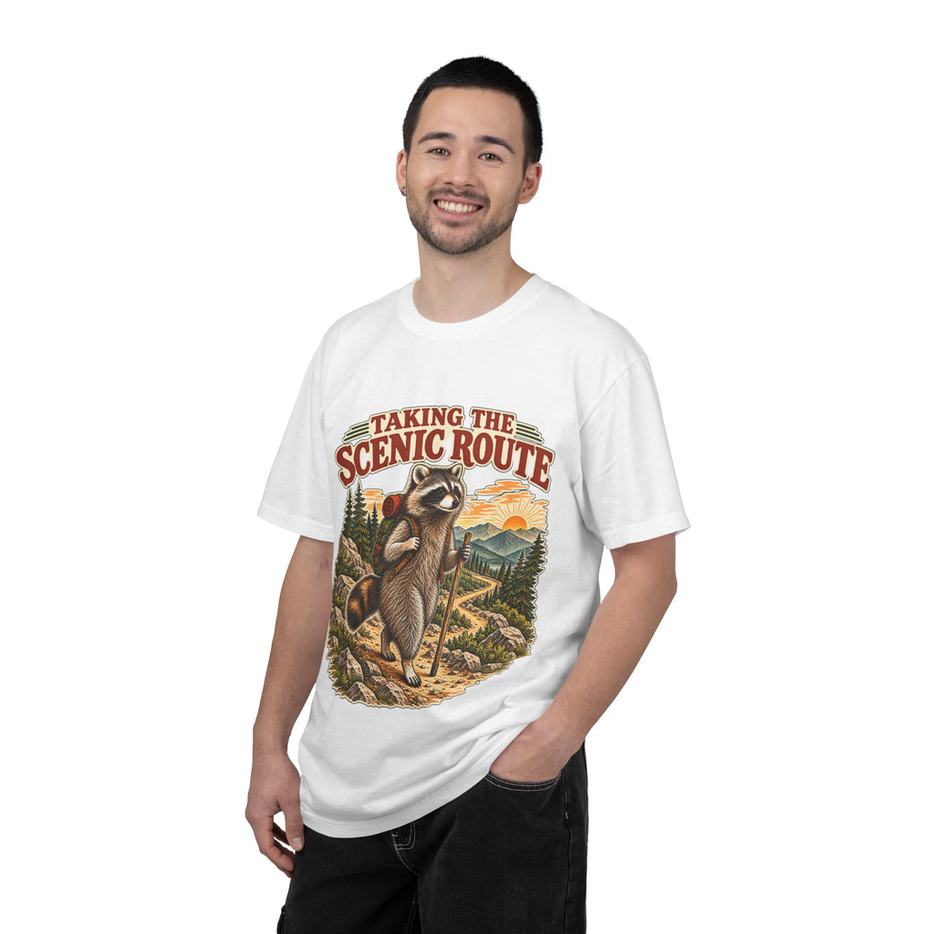 Taking the Scenic Route Raccoon Nature T-Shirt