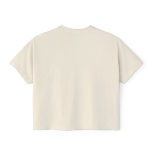 Here for the Snacks Raccoon Cropped Boxy Tee