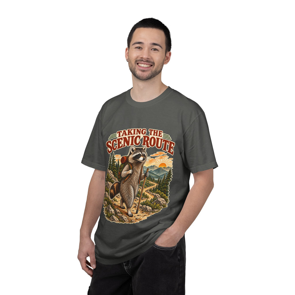 Taking the Scenic Route Raccoon Nature T-Shirt