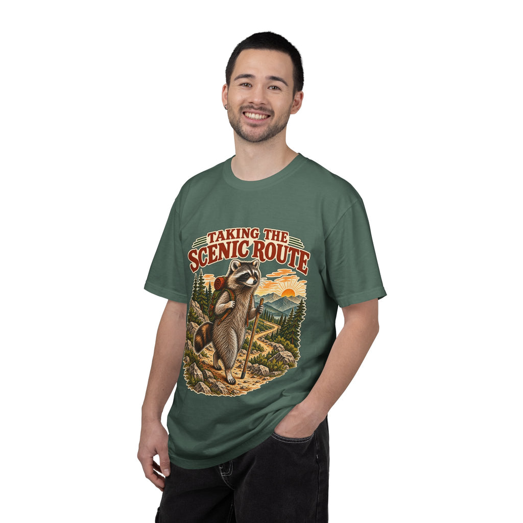 Taking the Scenic Route Raccoon Nature T-Shirt