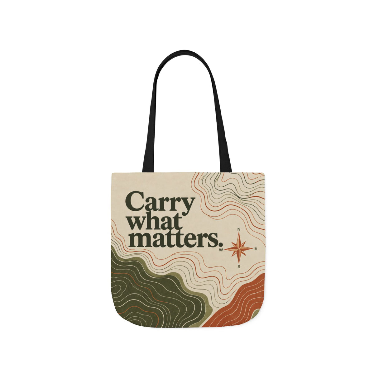 Carry What Matters | Topographic Tote