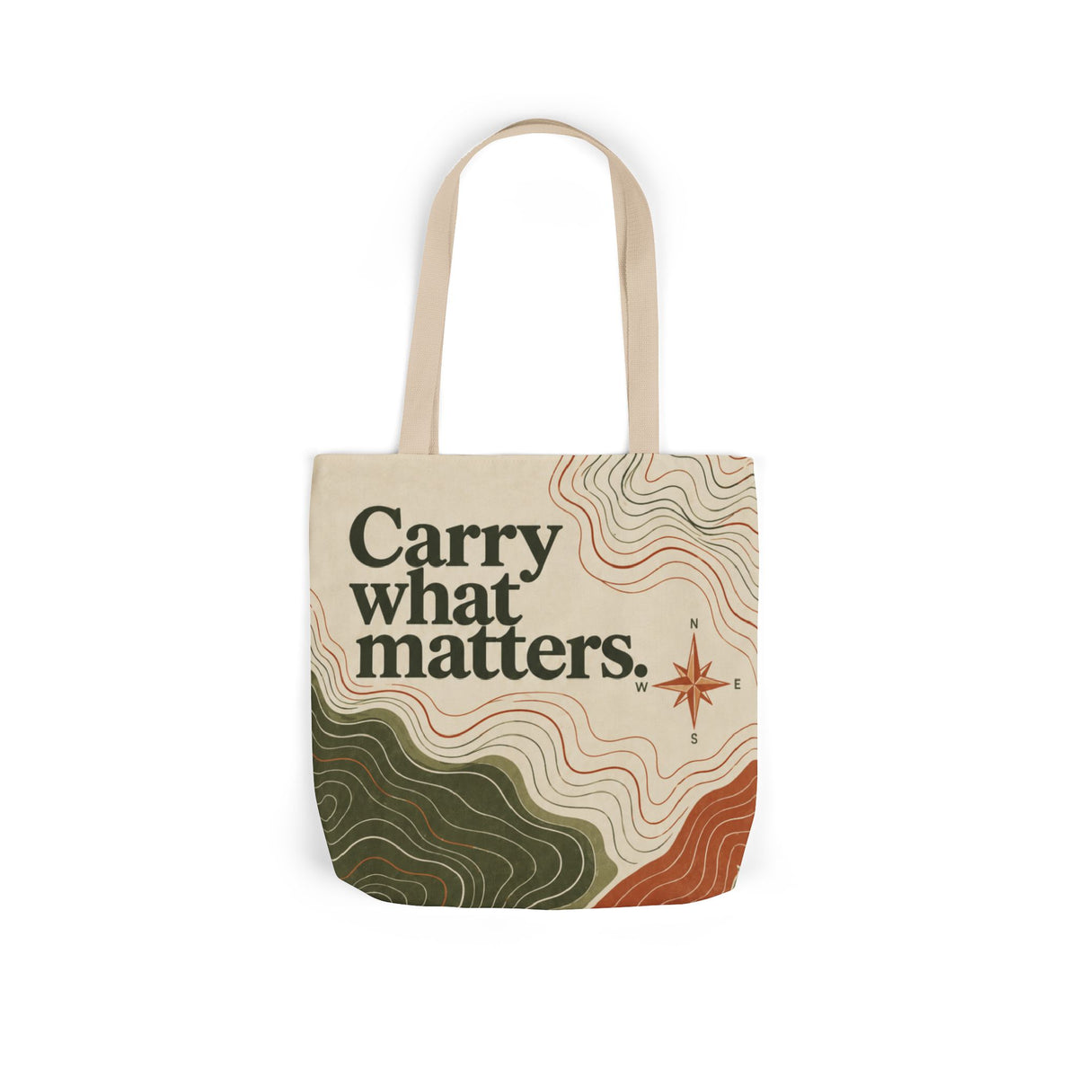 Carry What Matters | Topographic Tote